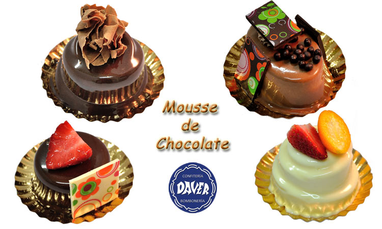 Variedades de Mousse de Chocolate - Pastelería online Daver - Ronda